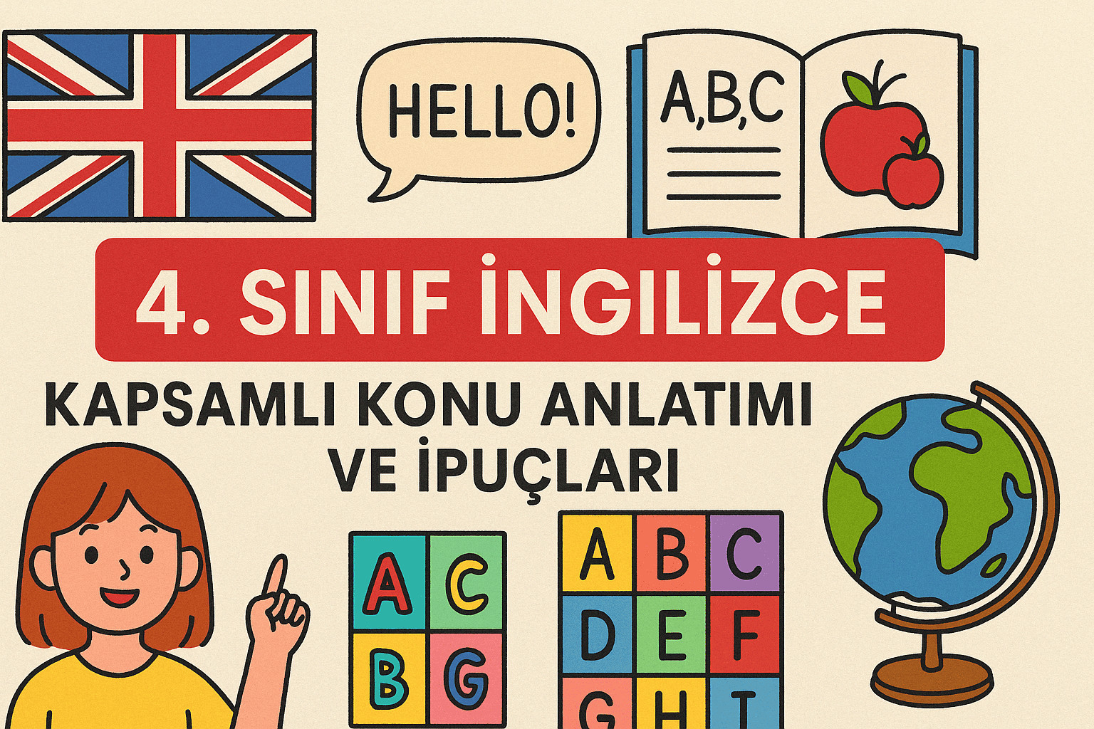 4. Sınıf İngilizce: Kapsamlı Konu Anlatımı ve İpuçları