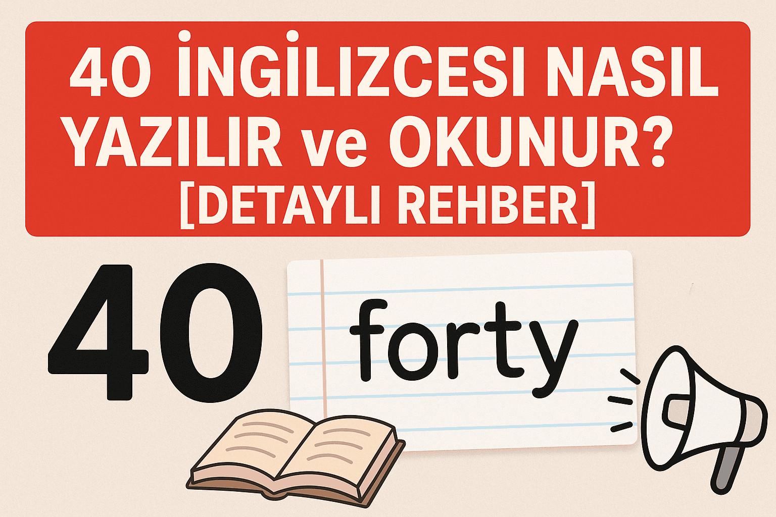 40 İngilizcesi Nasıl Yazılır ve Okunur? [Detaylı Rehber]