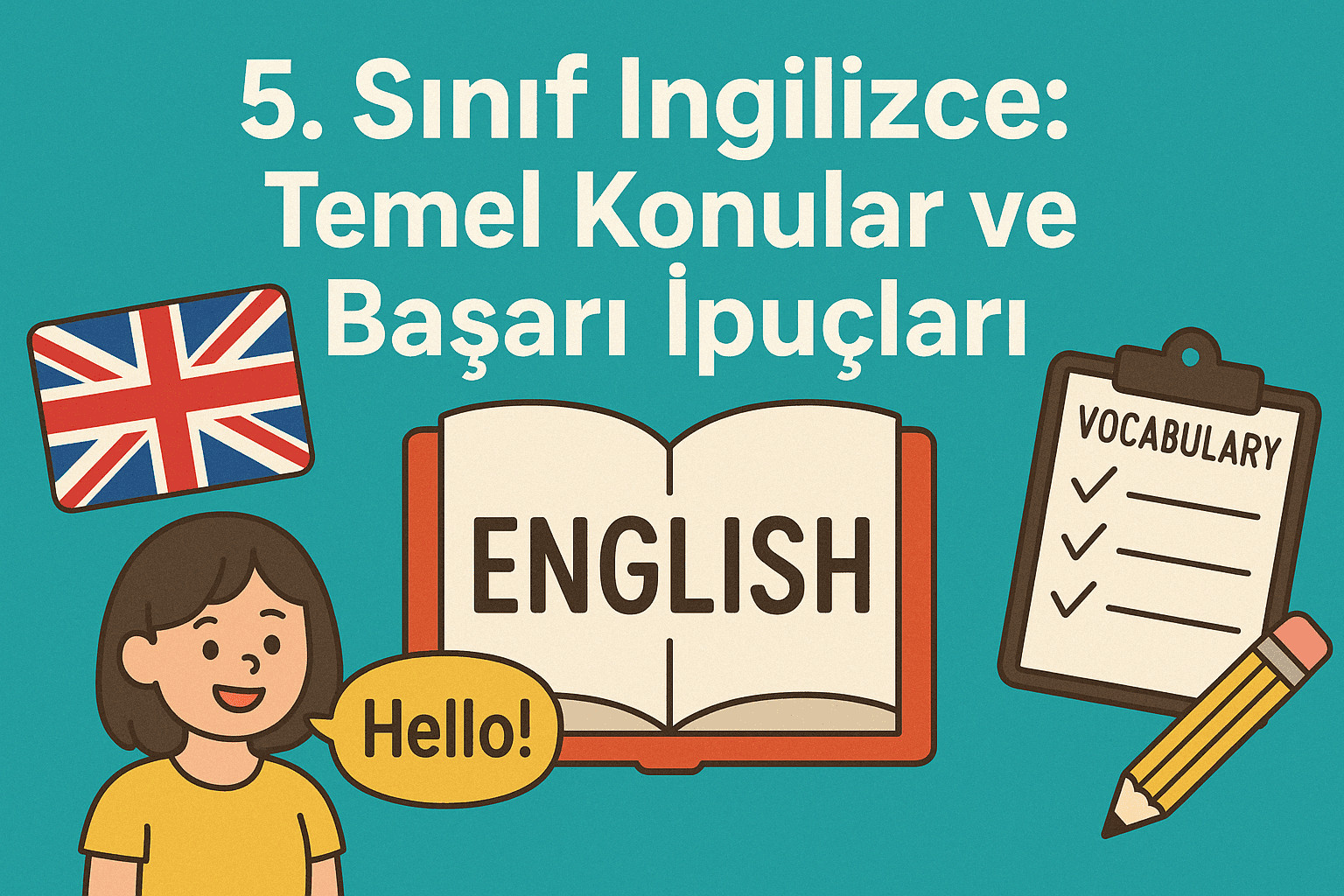 5. Sınıf İngilizce: Temel Konular ve Başarı İpuçları