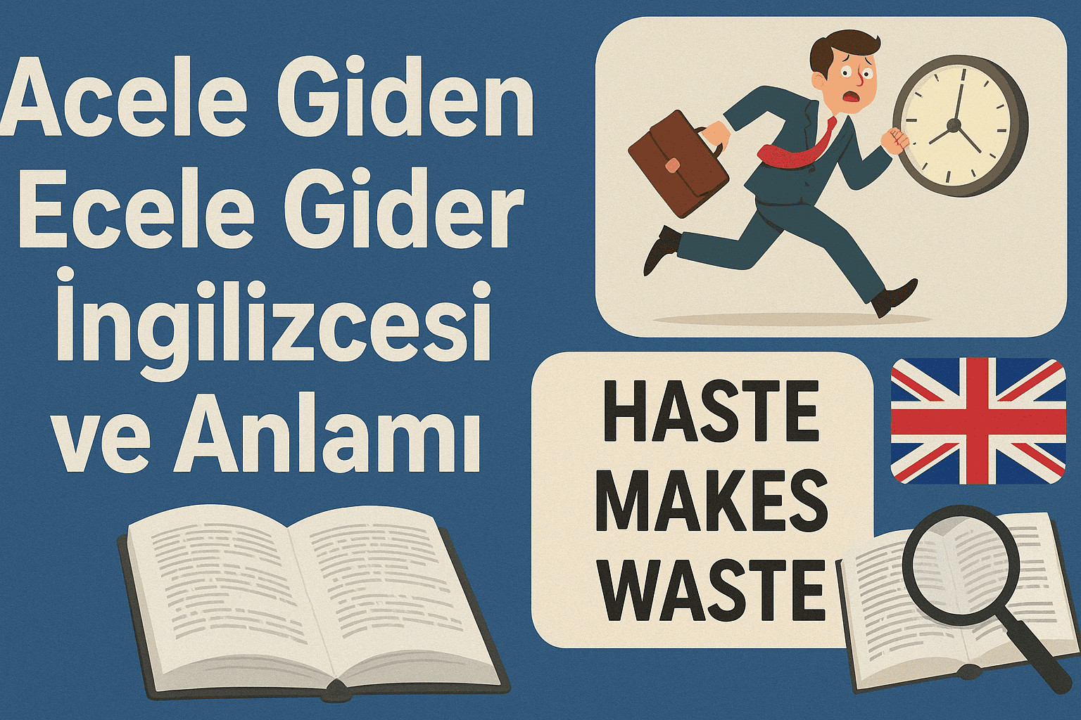 Acele Giden Ecele Gider İngilizcesi ve Anlamı