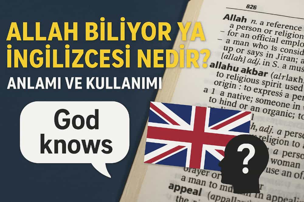 Allah Biliyor Ya İngilizcesi Nedir? Anlamı ve Kullanımı
