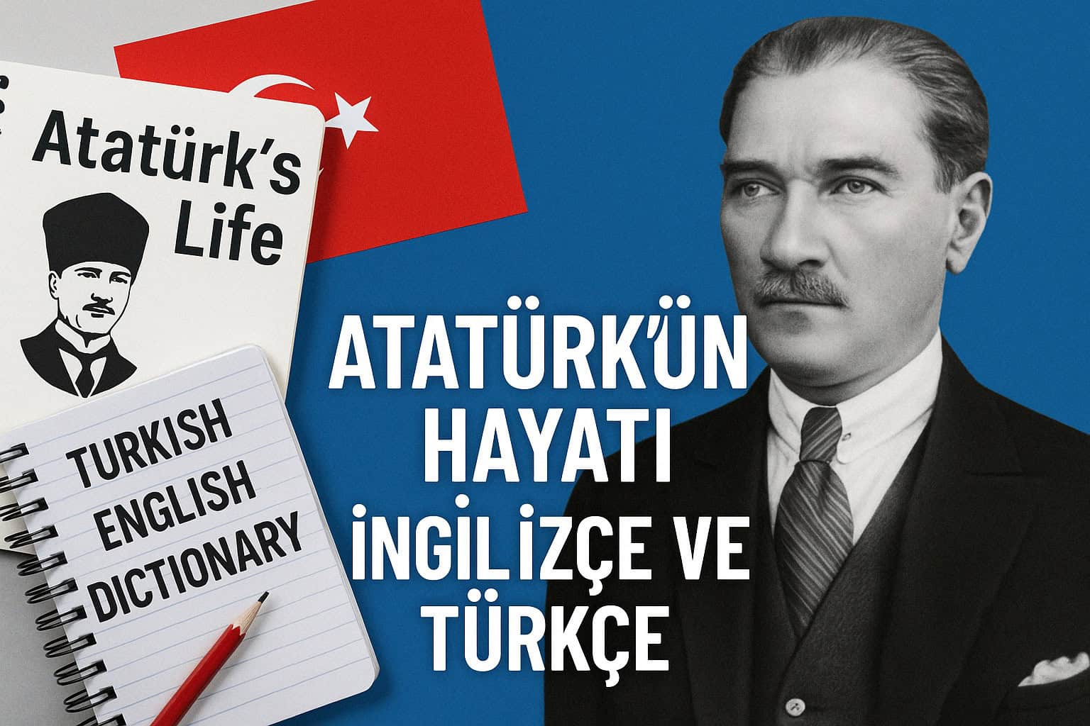 Atatürk’ün Hayatı İngilizce ve Türkçe