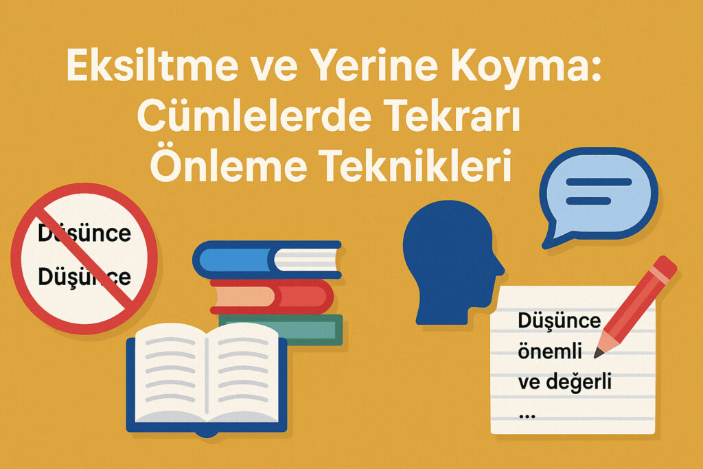 Eksiltme ve Yerine Koyma: Cümlelerde Tekrarı Önleme Teknikleri