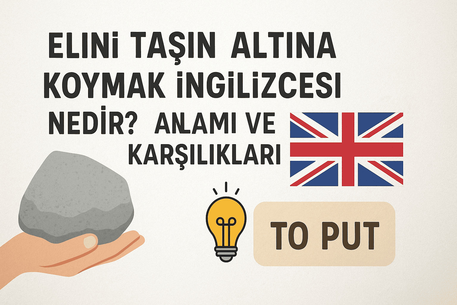 Elini Taşın Altına Koymak İngilizcesi Nedir? Anlamı ve Karşılıkları
