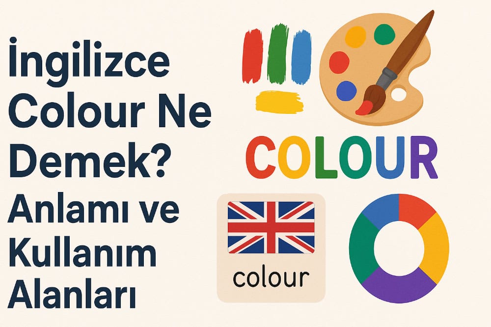 İngilizce Colour Ne Demek? Anlamı ve Kullanım Alanları