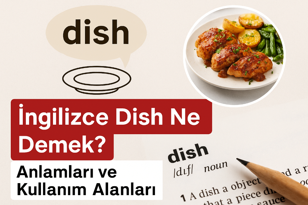 İngilizce Dish Ne Demek? Anlamları ve Kullanım Alanları