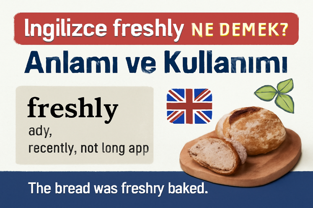 İngilizce Freshly Ne Demek? Anlamı ve Kullanımı