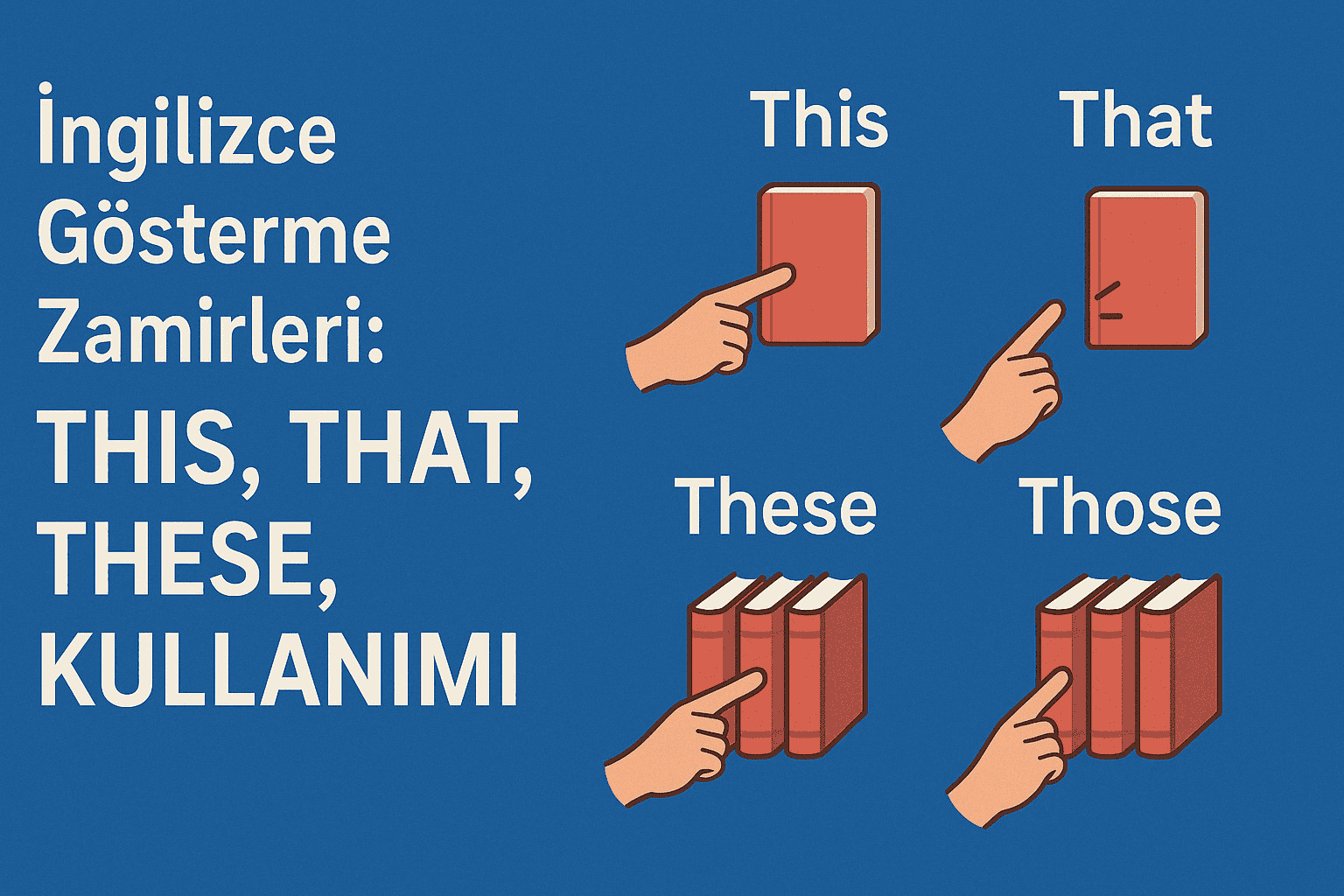 İngilizce Gösterme Zamirleri: This, That, These, Those Kullanımı