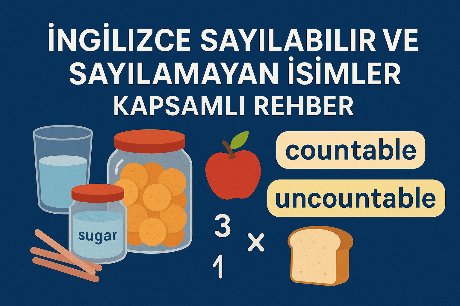 İngilizce Sayılabilir ve Sayılamayan İsimler: Kapsamlı Rehber