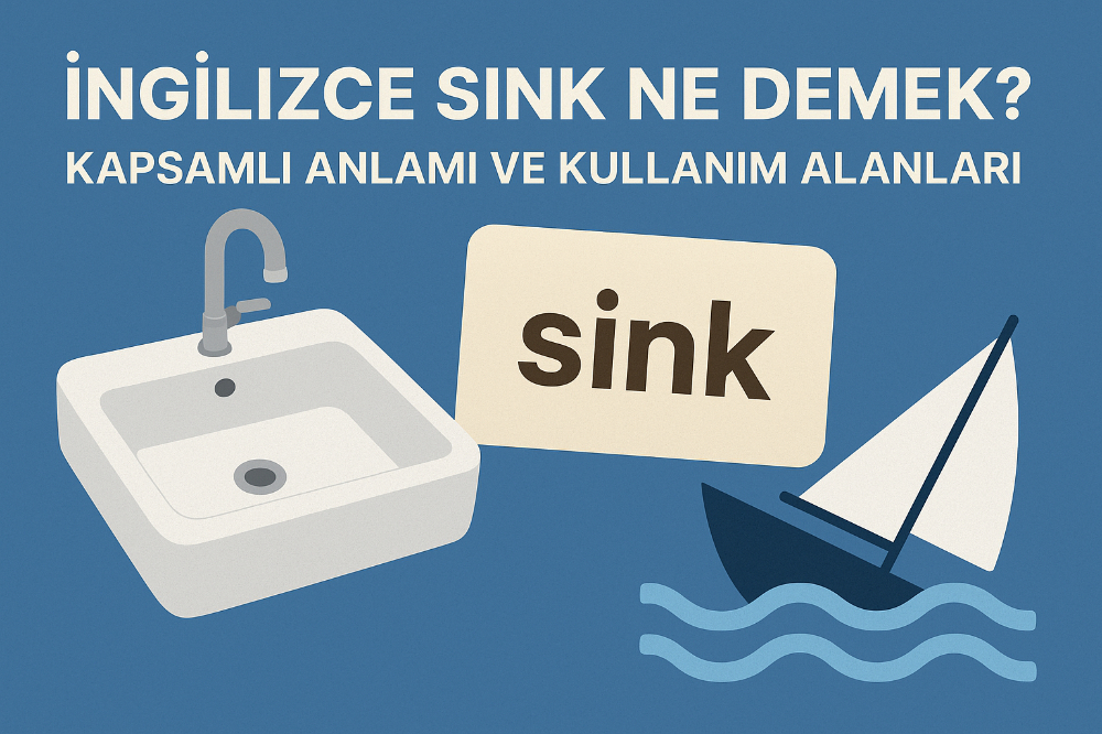 İngilizce Sink Ne Demek? Kapsamlı Anlamı ve Kullanım Alanları