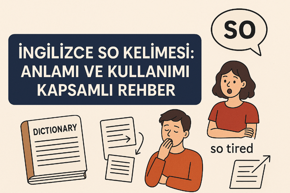 İngilizce So Kelimesi: Anlamı ve Kullanımı Kapsamlı Rehber