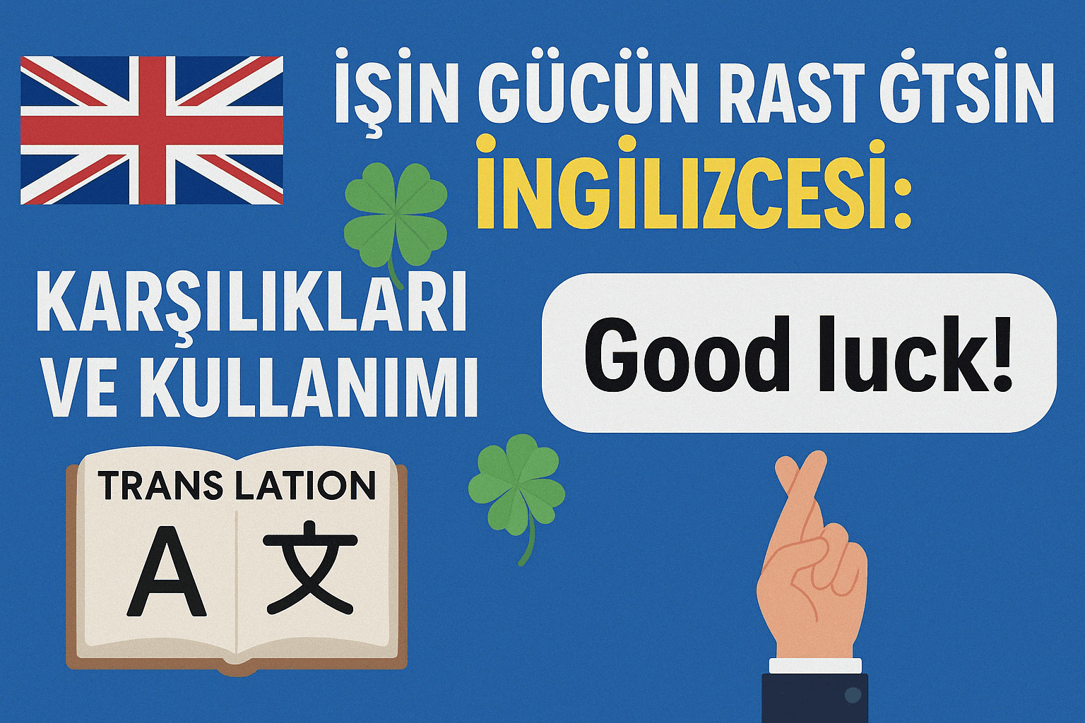 İşin Gücün Rast Gitsin İngilizcesi: Karşılıkları ve Kullanımı