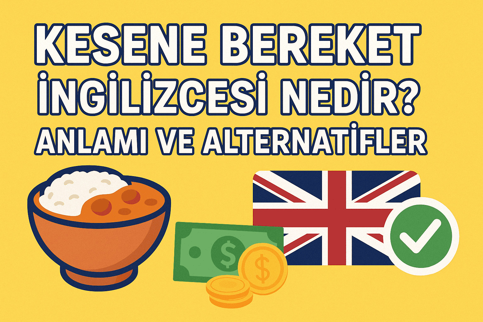 Kesene Bereket İngilizcesi Nedir? Anlamı ve Alternatifler