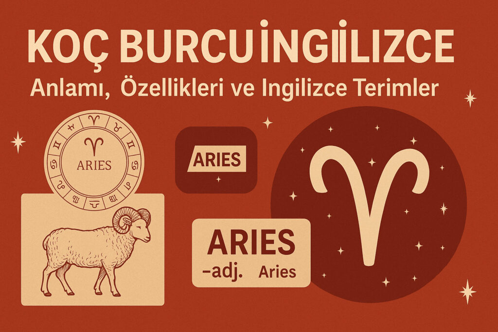 Koç Burcu İngilizce: Anlamı, Özellikleri ve İngilizce Terimler