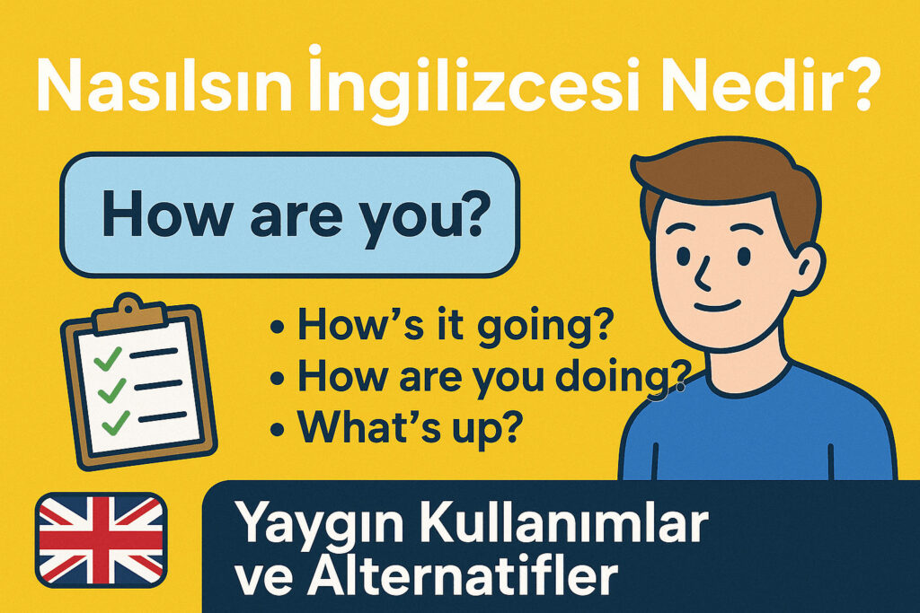Nasılsın İngilizcesi Nedir? Yaygın Kullanımlar ve Alternatifler