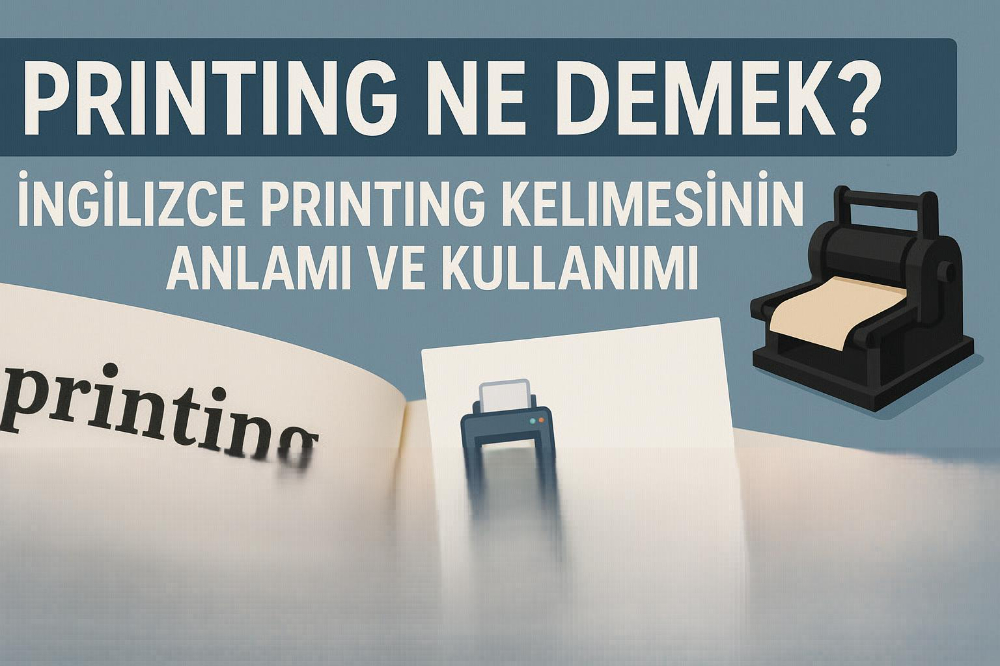 Printing Ne Demek? İngilizce Printing Kelimesinin Anlamı ve Kullanımı