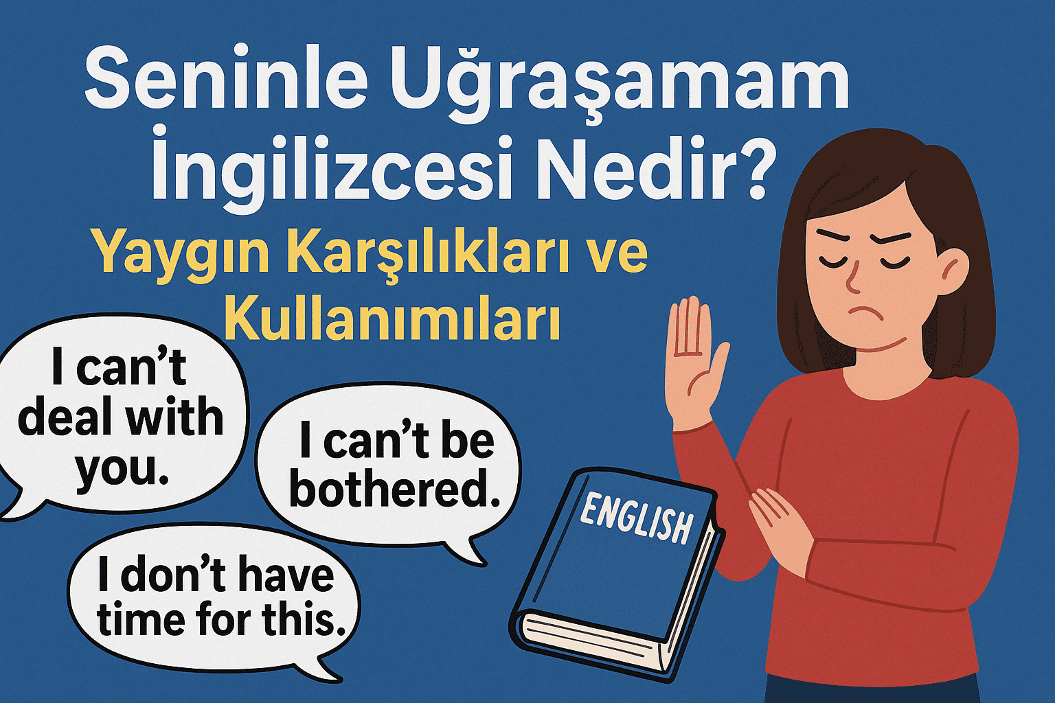 Seninle Uğraşamam İngilizcesi Nedir? Yaygın Karşılıkları ve Kullanımları
