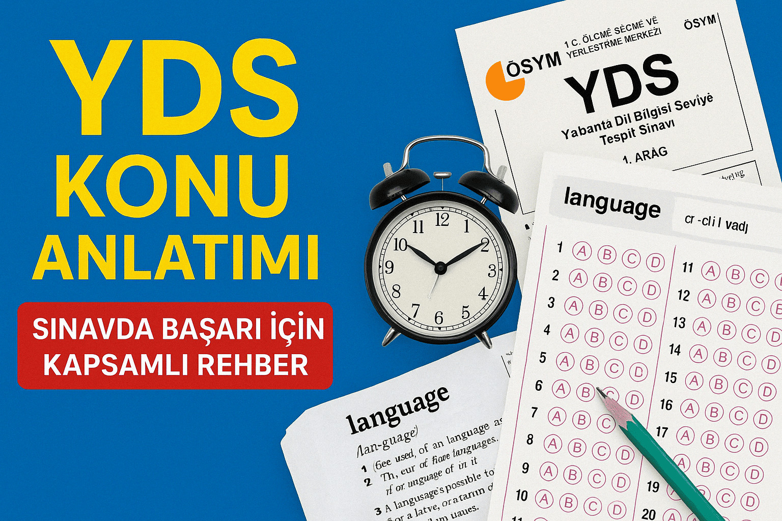 YDS Konu Anlatımı: Sınavda Başarı İçin Kapsamlı Rehber