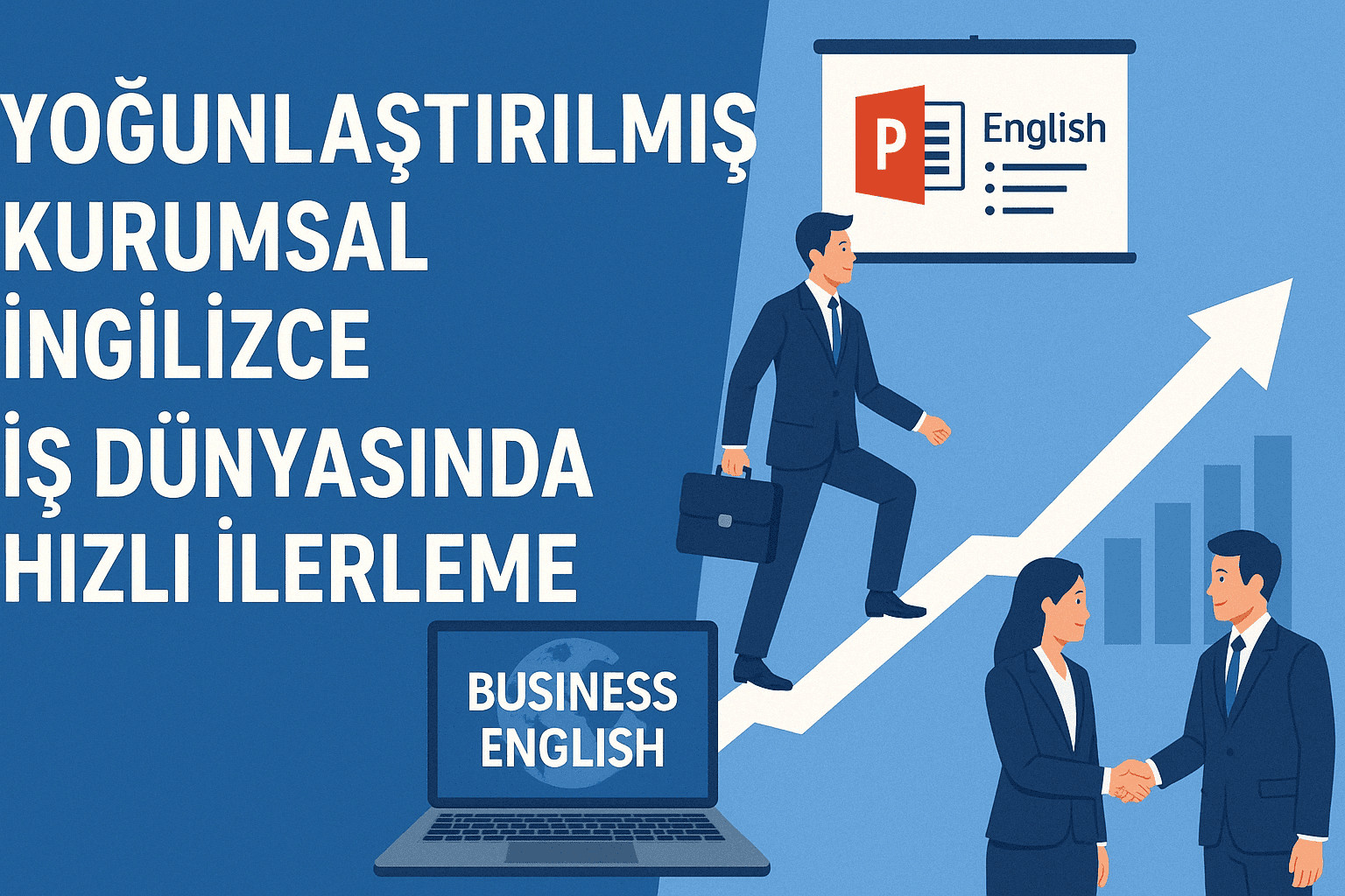 Yoğunlaştırılmış Kurumsal İngilizce: İş Dünyasında Hızlı İlerleme