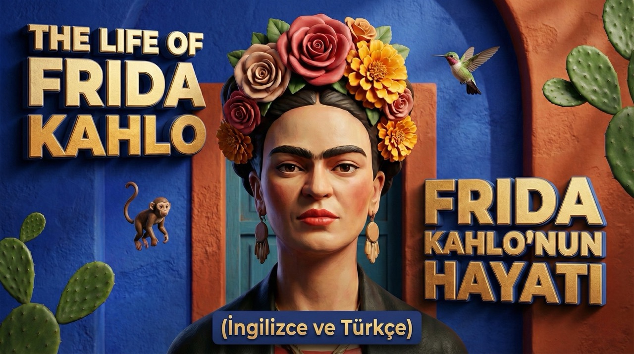 The Life of Frida Kahlo: Frida Kahlo’nun İngilizce ve Türkçe Hayatı