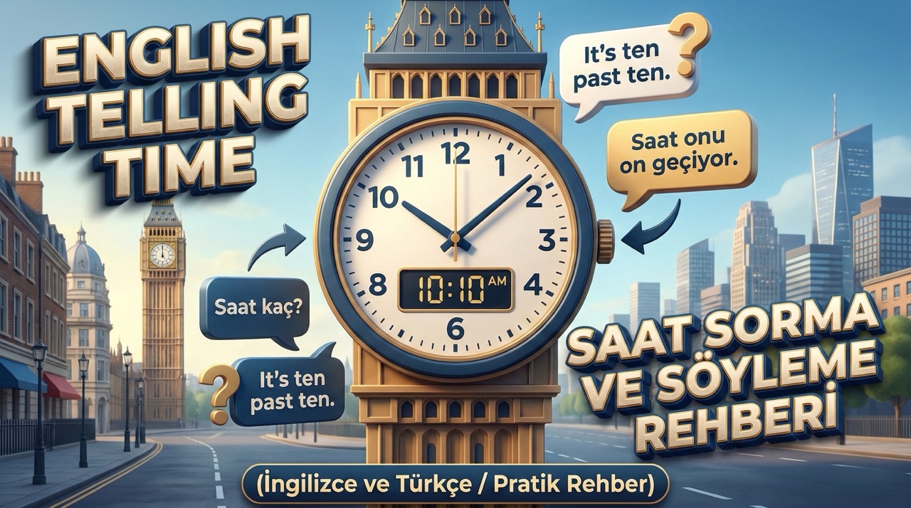 İngilizce Saatler: Saat Sorma ve Söyleme Rehberi (2025)