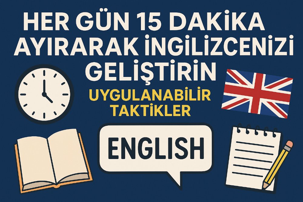Her Gün 15 Dakika Ayırarak İngilizcenizi Geliştirin: Uygulanabilir Taktikler