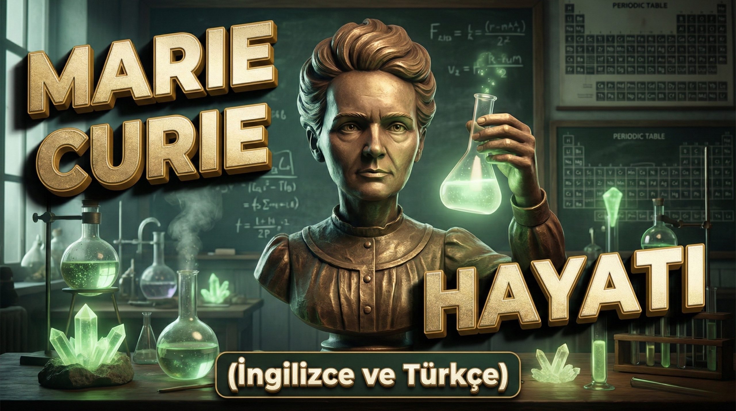 Marie Curie Hayatı İngilizce ve Türkçe