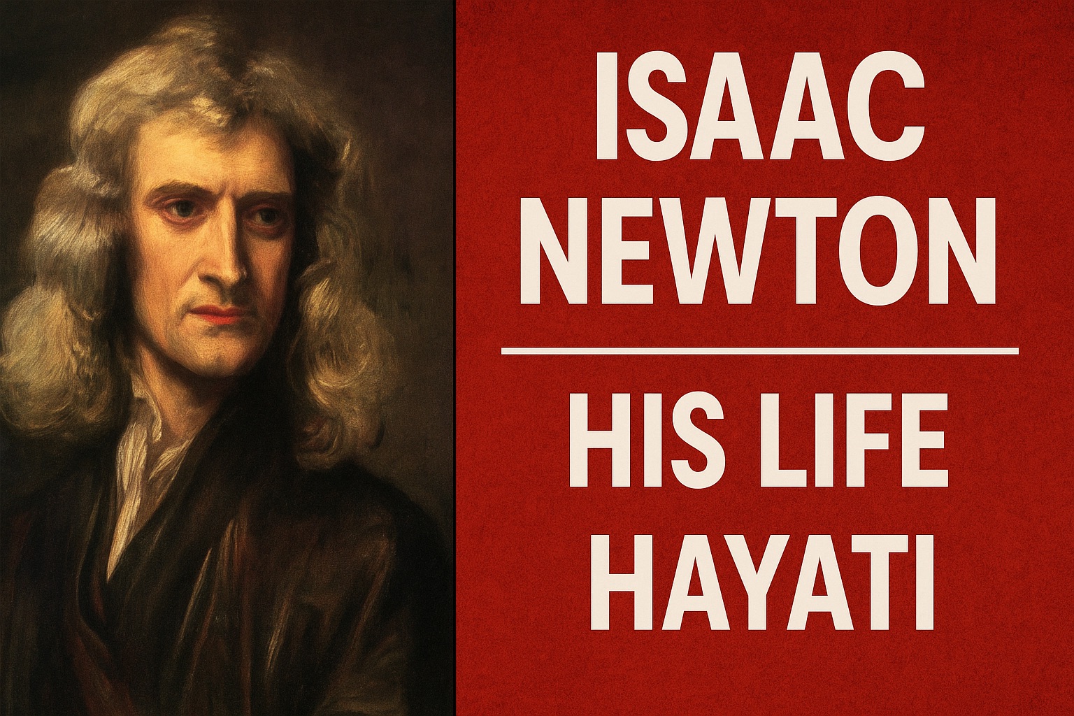 Isaac Newton: İngilizce ve Türkçe Hayatı