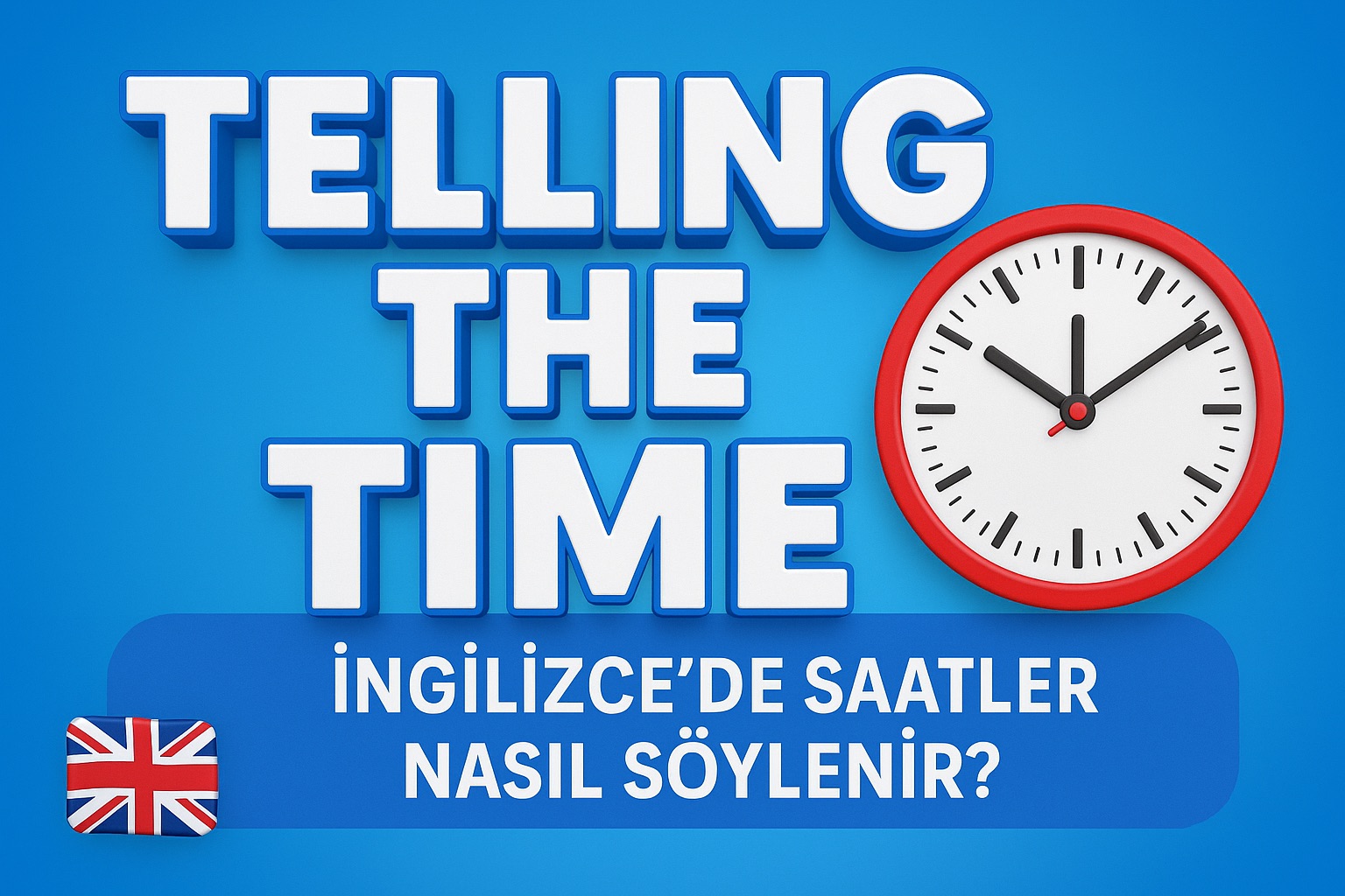 İngilizce’de saatler nasıl söylenir?